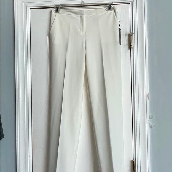 Tommy Hilfiger Ivory Fairfield Trousers Relaxed Fit Size 2 NWT - Picture 6 of 16